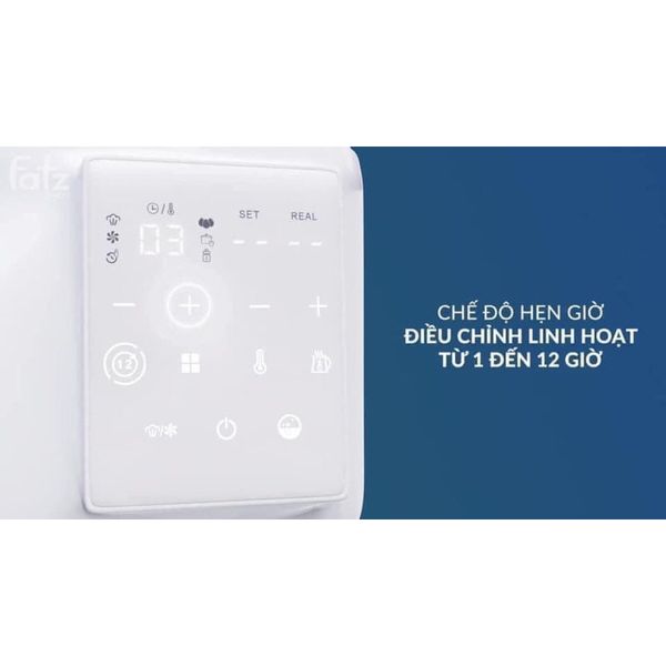 Máy Tiệt Trùng Sấy Khô Mutimax 3 Fatzbaby Với 7 Chế Độ Làm Việc Bảo hành 12 tháng