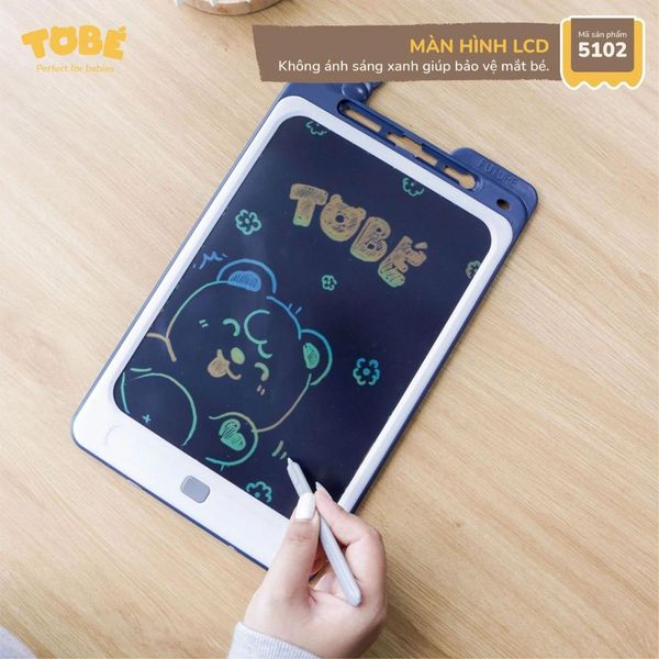 Bảng Vẽ Điện Tử Tự Xóa Thông Minh Tobe - Màn Hình CLD, Nhựa ABS, Cảm Ứng Nhạy Bén