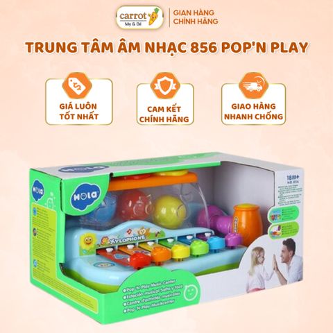 Đồ Chơi Đàn Đập Bóng 856 HOLA, Trung Tâm Âm Nhạc Pop'N Play Cho Bé