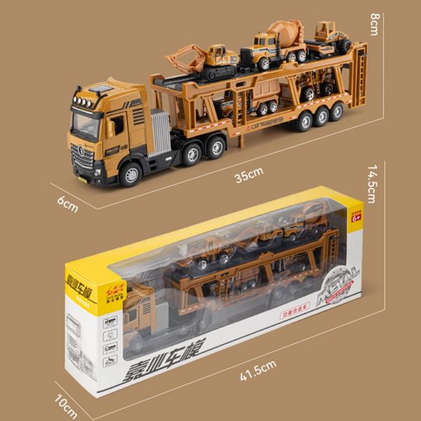 Đồ Chơi Xe Chở Xe Công Trình VB50163 Cho Bé Từ 3 Tuổi