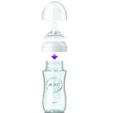Bình Sữa Thủy Tinh Philips Avent  240ML, Bình Sữa Thuỷ Tinh Cổ Rộng Chính Hãng