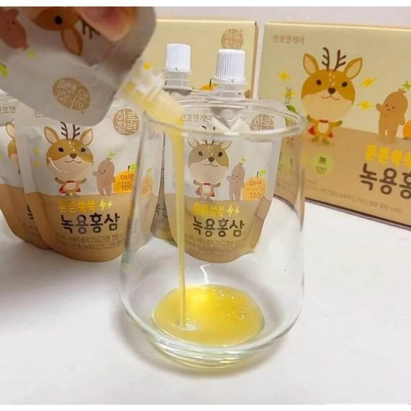 Hồng Sâm Lộc Nhung Trẻ Em ChunHo 40ML Chính Hãng