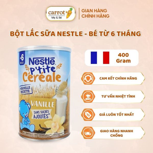 Bột Pha Sữa Nestle Pháp 400g Cho Bé Từ 6 Tháng