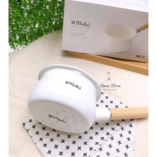 Nồi Modui - Nồi Sứ Hàn Quốc Nấu Cháo, Bột Cho Bé - 700G