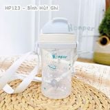 Bình Nước HONPER Có Dây Đeo 300ML  HP123, Bình Tập Uống Cho Bé