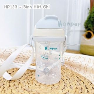 Bình Nước HONPER Có Dây Đeo 300ML  HP123, Bình Tập Uống Cho Bé