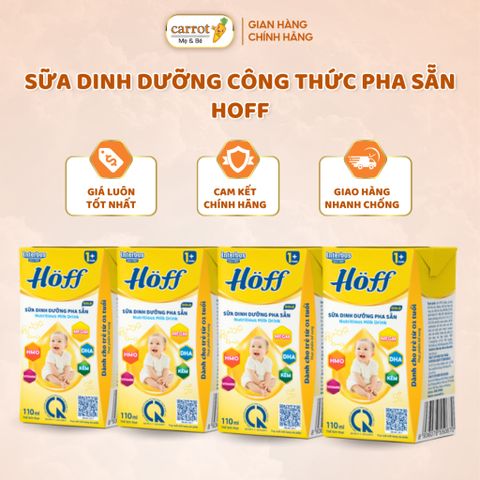 Sữa Dinh Dưỡng Pha Sẵn HOFF GOLD 110mL, Sữa Nước Công Thức, Hỗ Trợ Phát Triển Chiều Cao Cho Bé