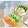 Bộ Khuôn Lắc Cơm Kèm Thìa Xúc, Dụng Cụ Tạo Cơm Nắm Ăn Dặm Cho Bé