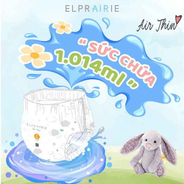 Tã Dán Elprairie Air Thin, Bỉm Quần Elprairie Air Thin Nội Địa Hàn Cho Bé