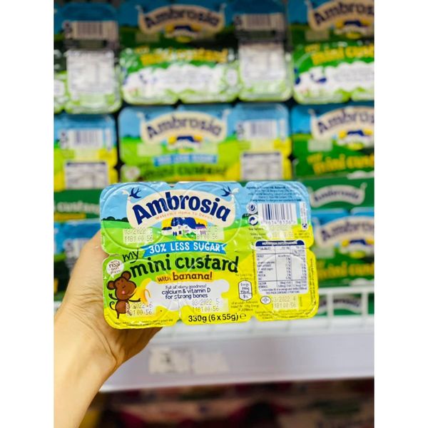 Váng Sữa Ambrosia Giảm Đường Cho Bé Từ 6M