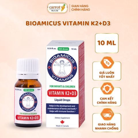 Vitamin D3 K2 BioAmicus Lọ 10ml