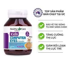 Viên uống bổ mắt cho bé Healthy Care Kids Computer Eyes 60 viên