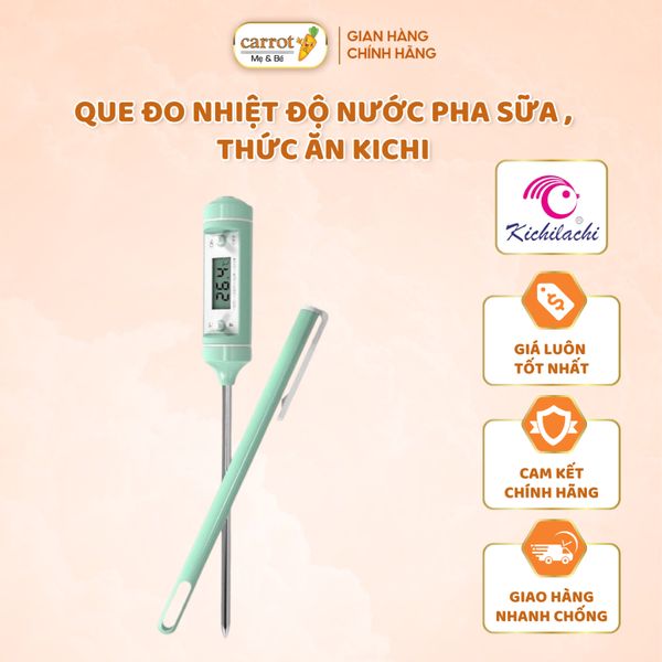 Nhiệt Kế Đo Nhiệt Độ Pha Sữa, Đo Nhiệt Độ Nước, Thức Ăn Kichi