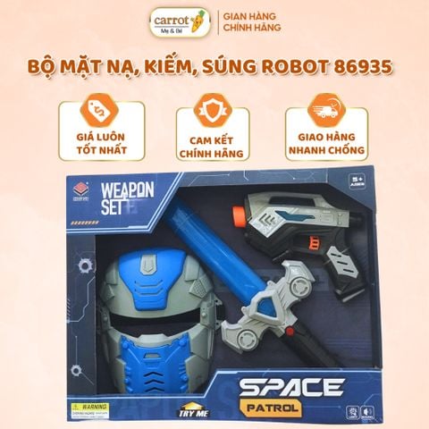 Đồ Chơi Bộ Mặt Nạ, Kiếm, Súng Robot 86935 Cho Bé Từ 5 Tuổi