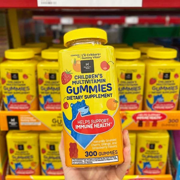 Kẹo Bổ Sung Vitamin Và Khoáng Chất Cho Bé L'il Critters Children MultiVitamin Gummies 300V