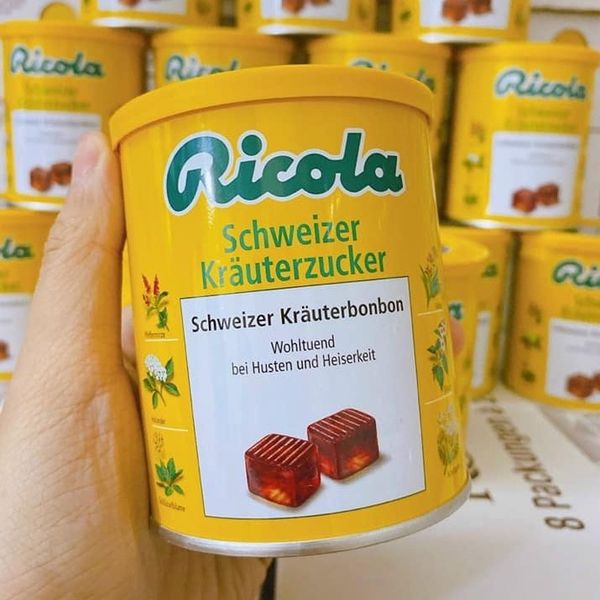 Kẹo Ngậm Ho Thảo Mộc Ricola Đức Giảm Ho, Khàn Giọng 250G