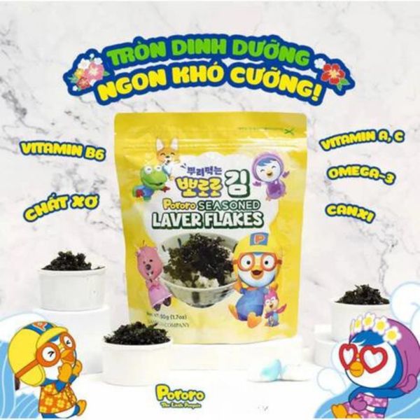 Rắc Cơm Rong Biển Pororo 50G (Gói)