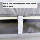 Nôi Đưa Điện Umoo UM-13166 Cho Bé Không Ồn,  Đưa Êm Ái, Không Tốn Thời Gian