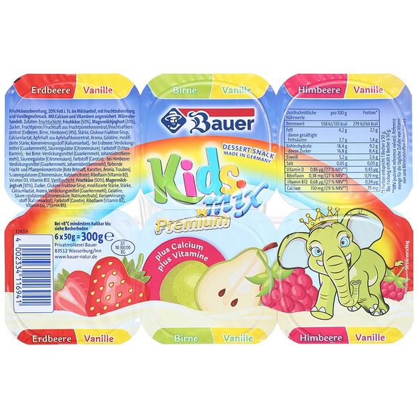 Sữa Chua KIDSMIX Vị Trái Cây Cho Bé Lốc 6 Hộp và 4 Hộp