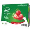 Sữa Chua Organic Hoff Vỉ 6 Hộp Vị Chuối, Vị Dâu Cho Bé Từ 6 Tháng Tuổi