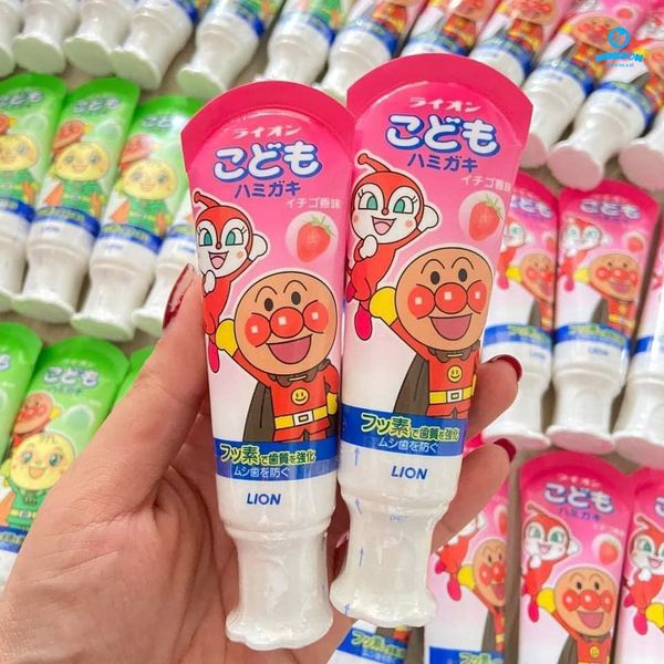 Kem Đánh Răng Baby Lion 40G Vị Dâu Cho Bé Từ 1 Tuổi
