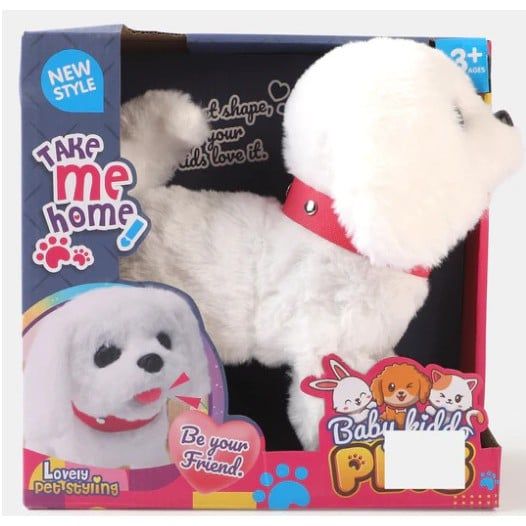 Chó Bông Baby Hidda 7622 - Chó Bông Tiết Đi Điết Sủa Và Vẫy Đuôi Cực Đáng Yêu Cho Bé