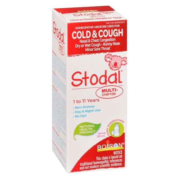 Siro Cảm STODAL BOIZON COUGH Đỏ 125ML, Giúp Giảm Các Triệu Chứng Do Cảm Cho Bé