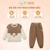 Bộ Dài Tay Nous Màu Nâu Hình Gấu Cho Bé Từ 2-5 Tuổi