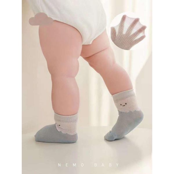 Tất Lưới Nemo Baby Set 4 Đôi Cho Bé Sơ Sinh Từ 0-3 tuổi, Vớ Lưới 4 Đôi Cho Bé