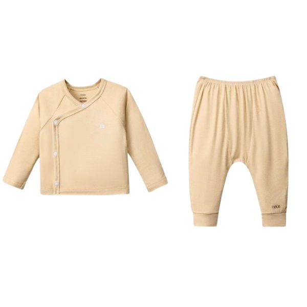 Set Dài Tay Nous Cho Bé Sơ Sinh, Bộ Dài Cài Lệch Newbor Đủ Màu