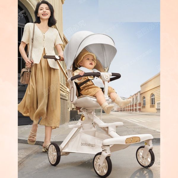 Xe Đẩy 2 Chiều Gấp Gọn Cho Bé Baobaohao V16 Màu Đen, Thiết Kế Gọn Nhẹ