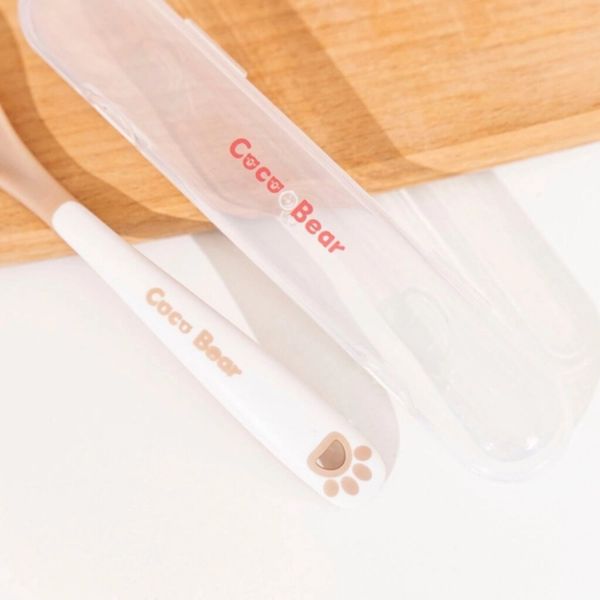 Thìa Cocobear Kèm Hộp, Thìa Ăn Dặm Cho Bé
