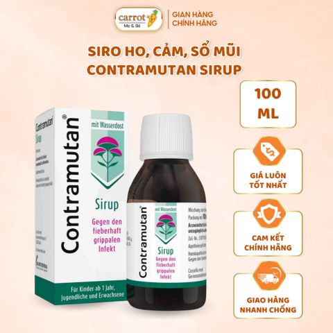 Siro Ho CONTRAMUTAN 5 In 1, Dung Tích 100ml, Hàng Nội Địa Đức - Siêu Thị Mẹ Và Bé Carrot