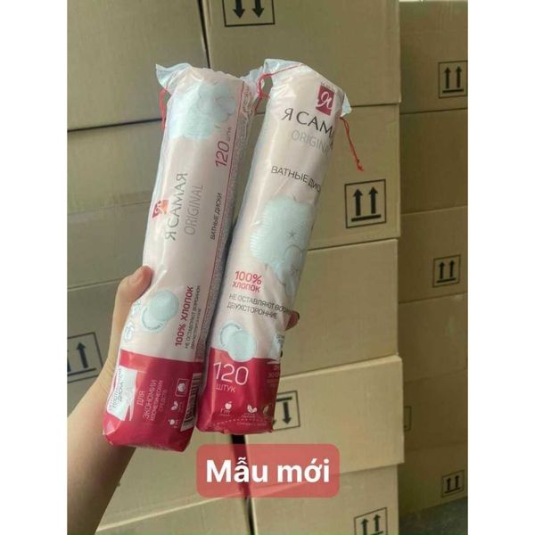 Bông Tẩy Trang Original 120 Miếng, Bông Tẩy Trang Chính Hãng