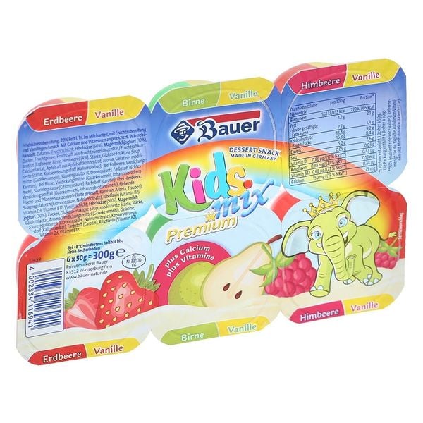 Sữa Chua KIDSMIX Vị Trái Cây Cho Bé Lốc 6 Hộp và 4 Hộp