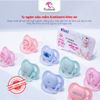 Ti Ngậm KICHI Ultra Air 0-18M, Núm Ti Chất Liệu Silicone Mềm Mại Có Hộp Chứa