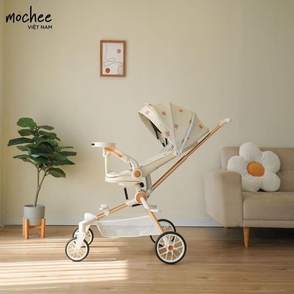 Xe đẩy Gấp Gọn MOCHEE MC064 Cho Bé, Thiết Kế Nhỏ Gọn, Khung Thép Chắc Chắn