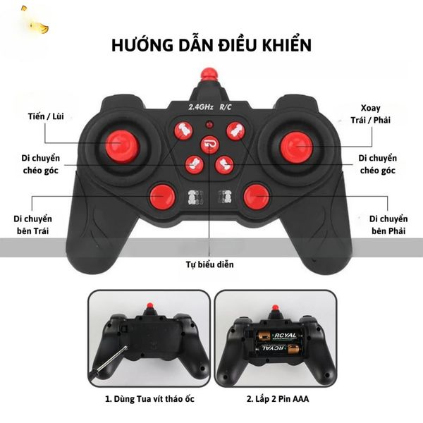 Đồ Chơi Xe Ô Tô Điều Khiển Bánh Xoắn Jiaxun 687-1 Cho Bé, Đồ Chơi Điều Khiển