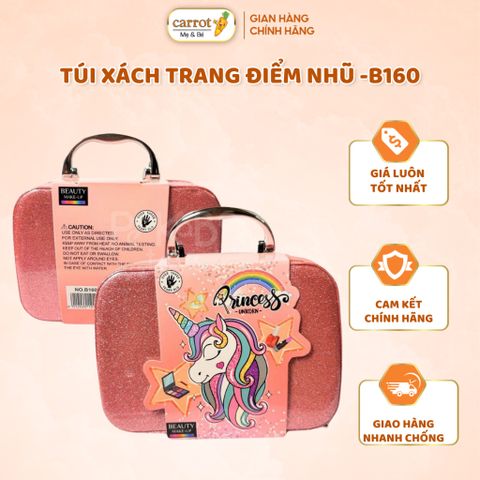 Đồ Chơi Túi Xách Trang Điểm Nhũ - B160, Đồ Chơi Cho Bé Gái
