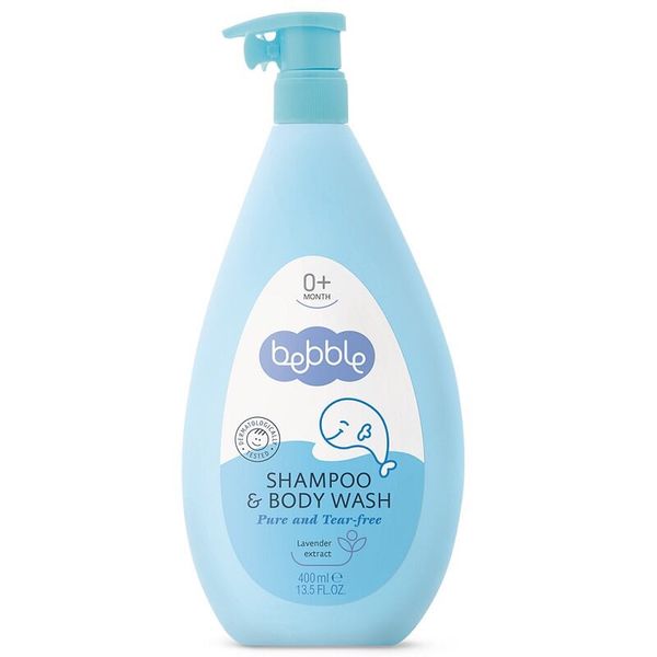 Sữa Tắm Gội Toàn Thân Bebble 400ML, Sữa Tắm 2In1 Cho Bé