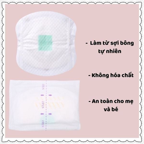 Miếng Lót Thấm Sữa V-Cool (50 miếng) Thấm Hút Tốt, Chống Tràn Tuyệt Đối - Siêu Thị Mẹ Và Bé Carrot