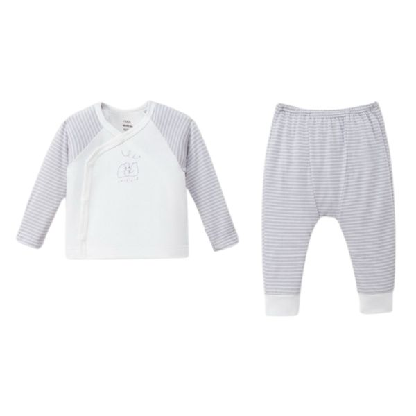 Set Dài Tay Nous Cho Bé Sơ Sinh, Bộ Dài Cài Lệch Newbor Đủ Màu