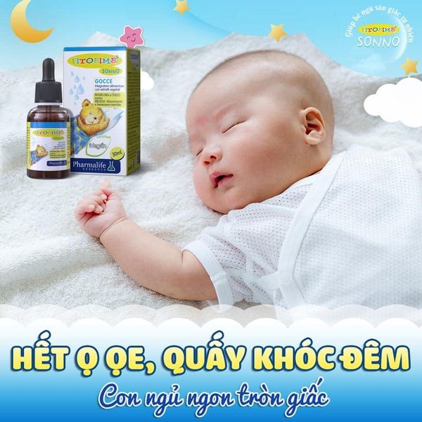 Siro Sonno Fitobimbi Hỗ Trợ Bé Ngủ Ngon, Sâu Giấc - Sonno Fitobimbi Thuần Thực Vật Chai 30ml