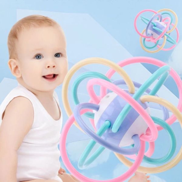 Gặm Nướu Silicone Cầu Vòng Baby-K, Đồ Chơi Gặm Nướu Cho Bé