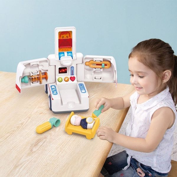 Xe Cứu Thương Đồ Chơi E9997, Đồ Chơi Giáo Dục Cho Bé 36 Tháng Tuổi