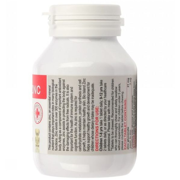 Kẽm Bio Island ZinC - Viên Bổ Sung Kẽm Cho Bé 120 Viên - Siêu Thị Mẹ Và Bé Carrot