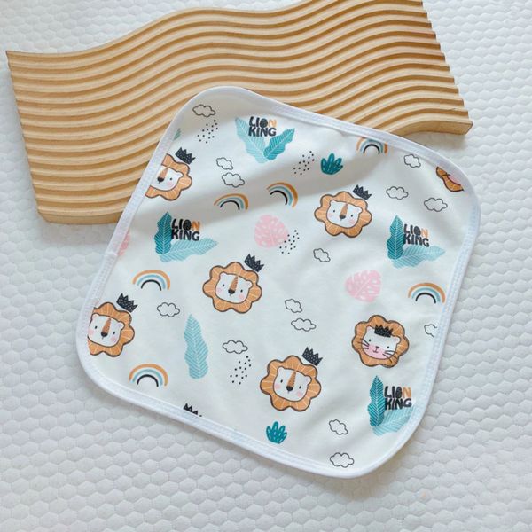 Tấm Lót Mông Chống Thấm Họa Tiết Cho Bé 30x30Cm, Set 5 Miếng Lót Hoạ Tiết Ngẫu Nhiên