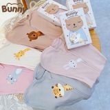 Nhộng Chũn Cho Bé Ngủ Ngon Bunny Mẫu Mới 2023  Vải Tăm Lụa Cao Cấp Cho Bé Sơ Sinh, Mềm Mại Co Giãn Đàn Hồi
