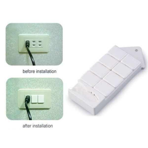 Nút Bịt Ổ Điện KUKU Duckbill, Bộ 8 Miếng Bịt Ổ Điện Nhựa Cao Cấp KU5353