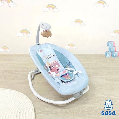 Ghế Rung Cao Cấp SaSa - Có Remote, Xoay 360 Độ, Bé 0 Tháng Tuổi